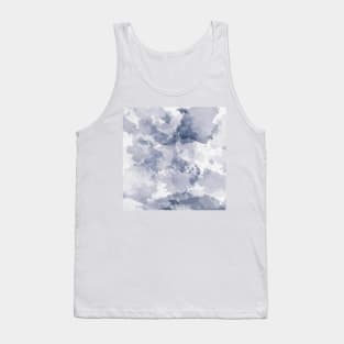 BLUE WATERCOLOR #minimal #marble #design #kirovair #decor #buyart #blue #design #elements Tank Top